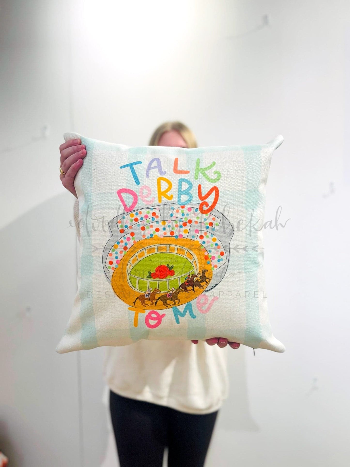 Talk Derby to Me Polka Dots Pillow - Pillow