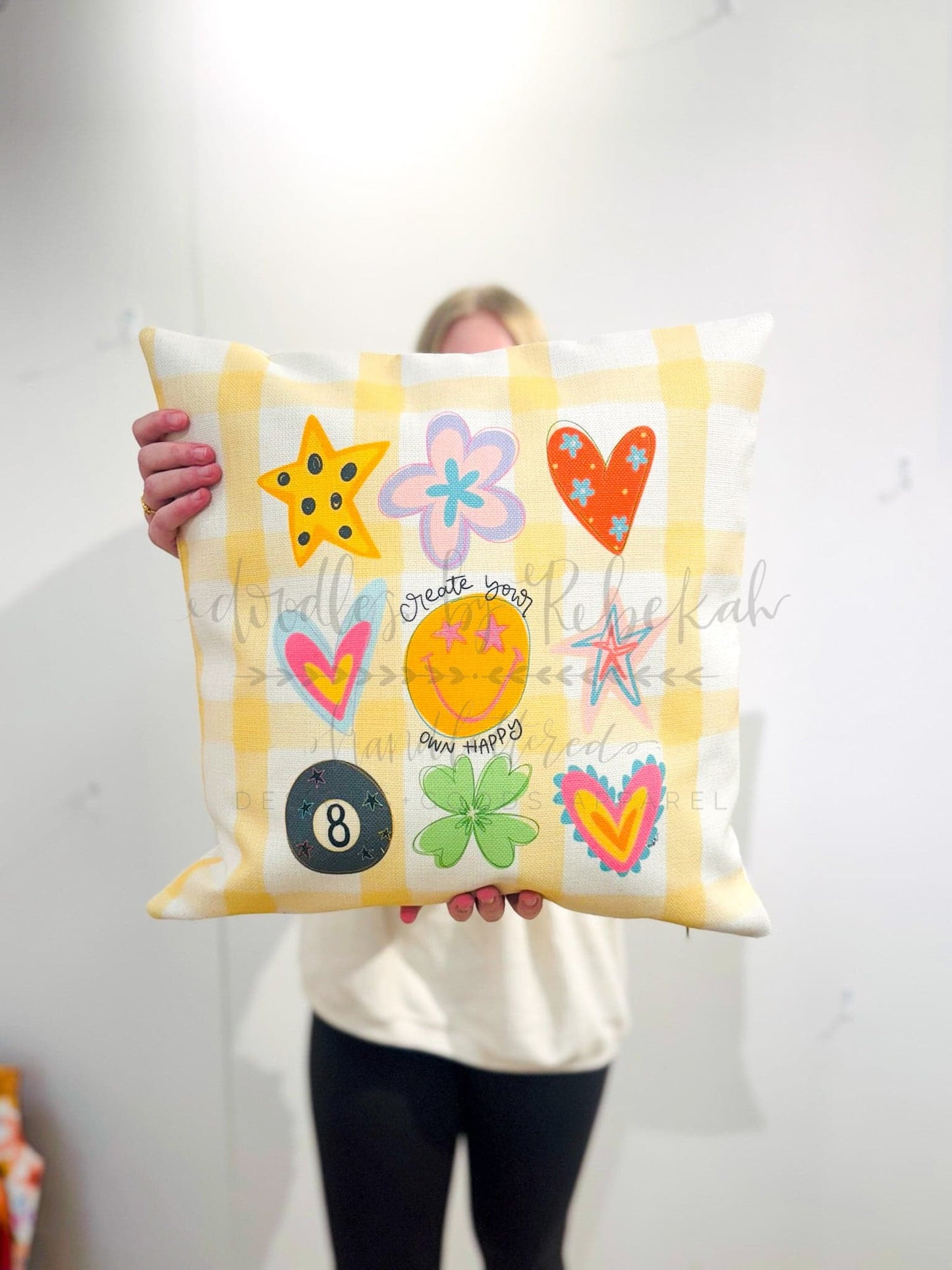 Create Your Own Happy Pillow - Pillow