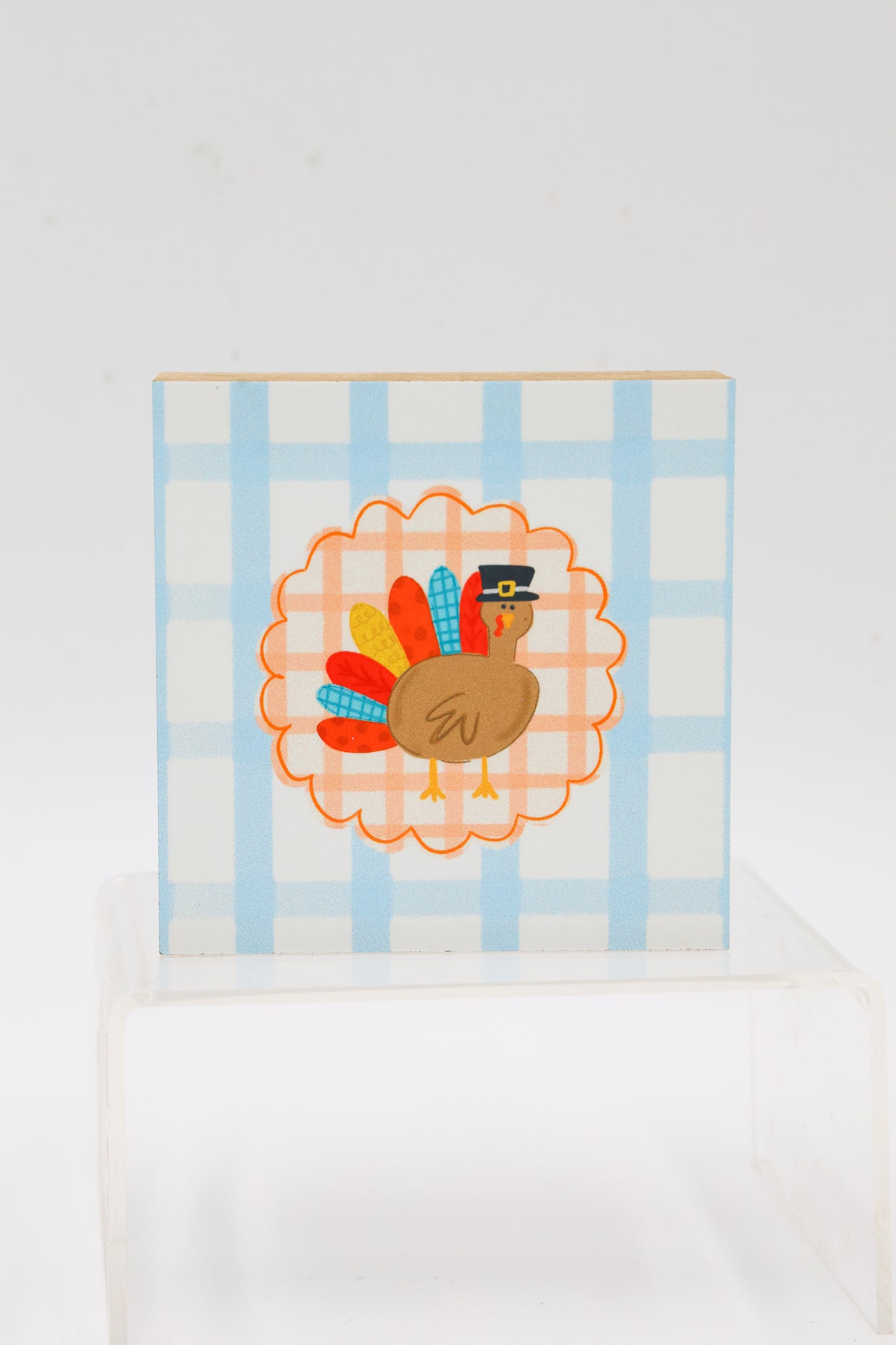 Patchy the Turkey 4x4 Block