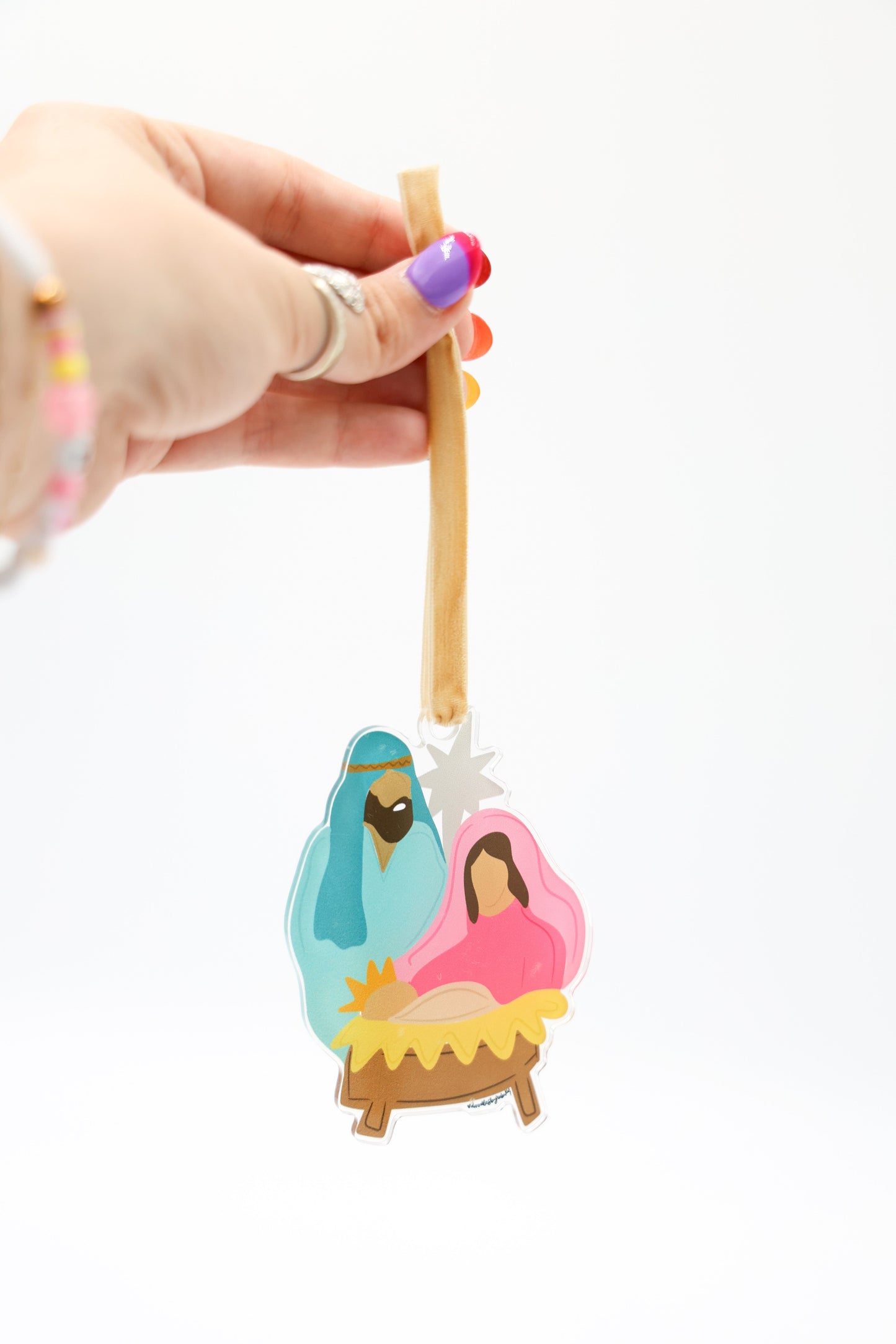 Mary and Joseph Acrylic Ornament