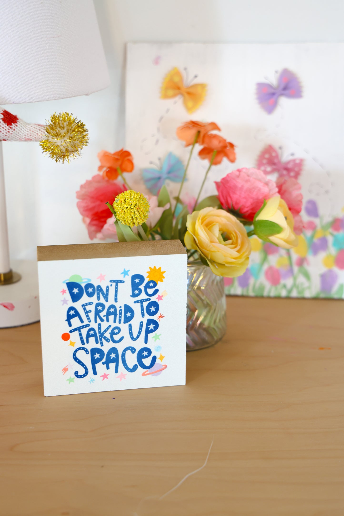 Take Up Space 4x4 Block