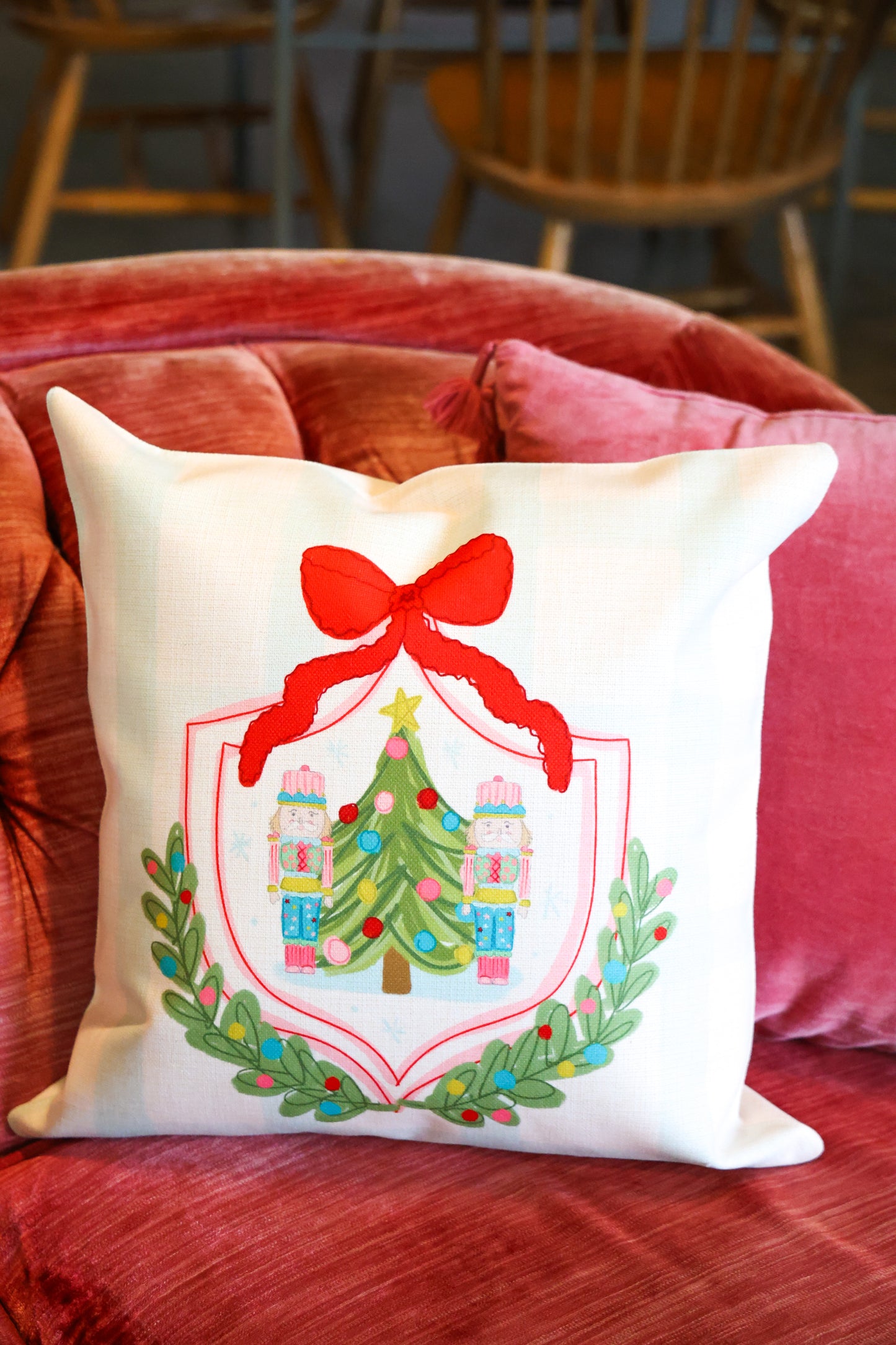Nutcracker Crest Pillow