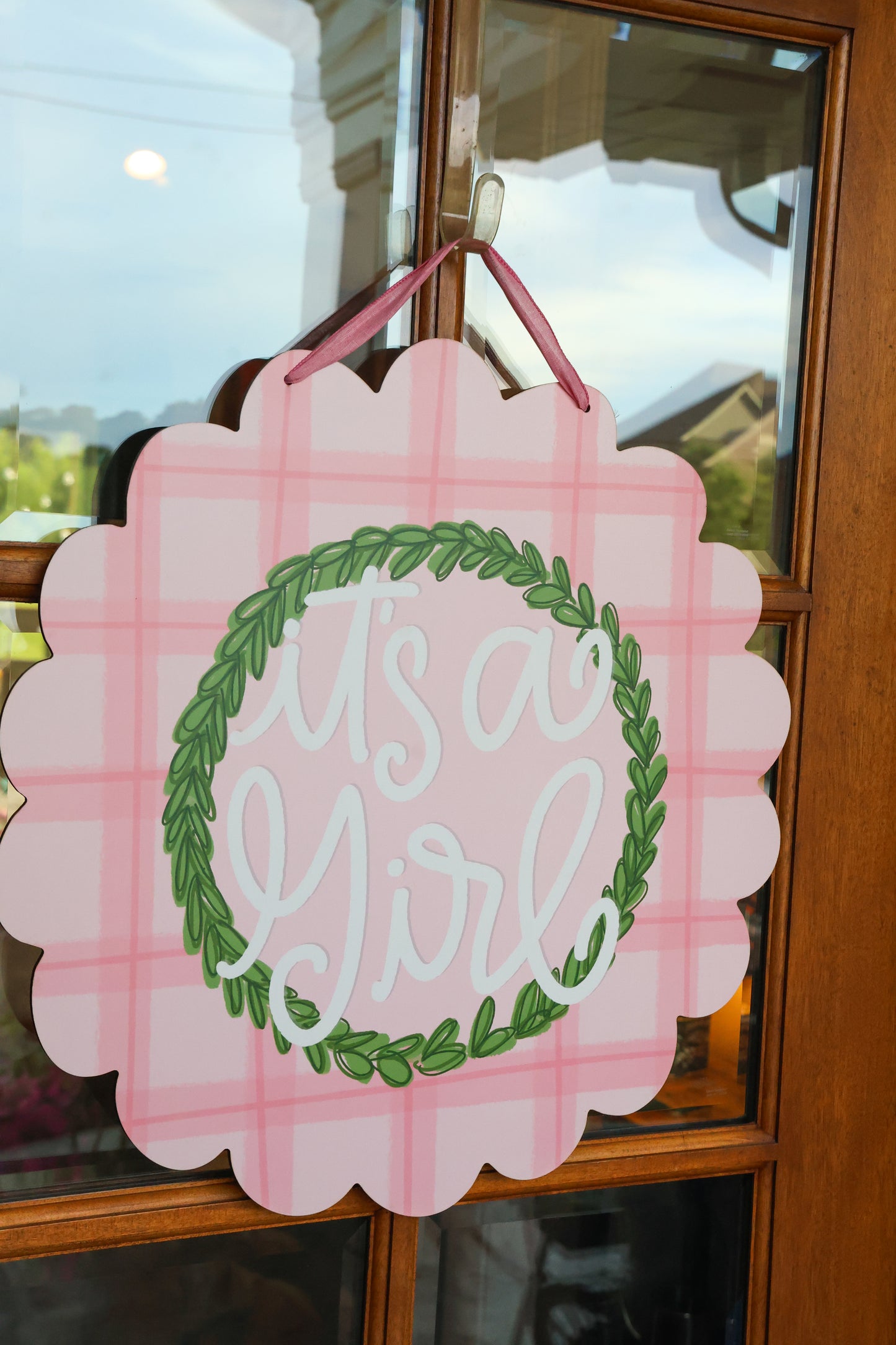 It's a Girl Doorhanger