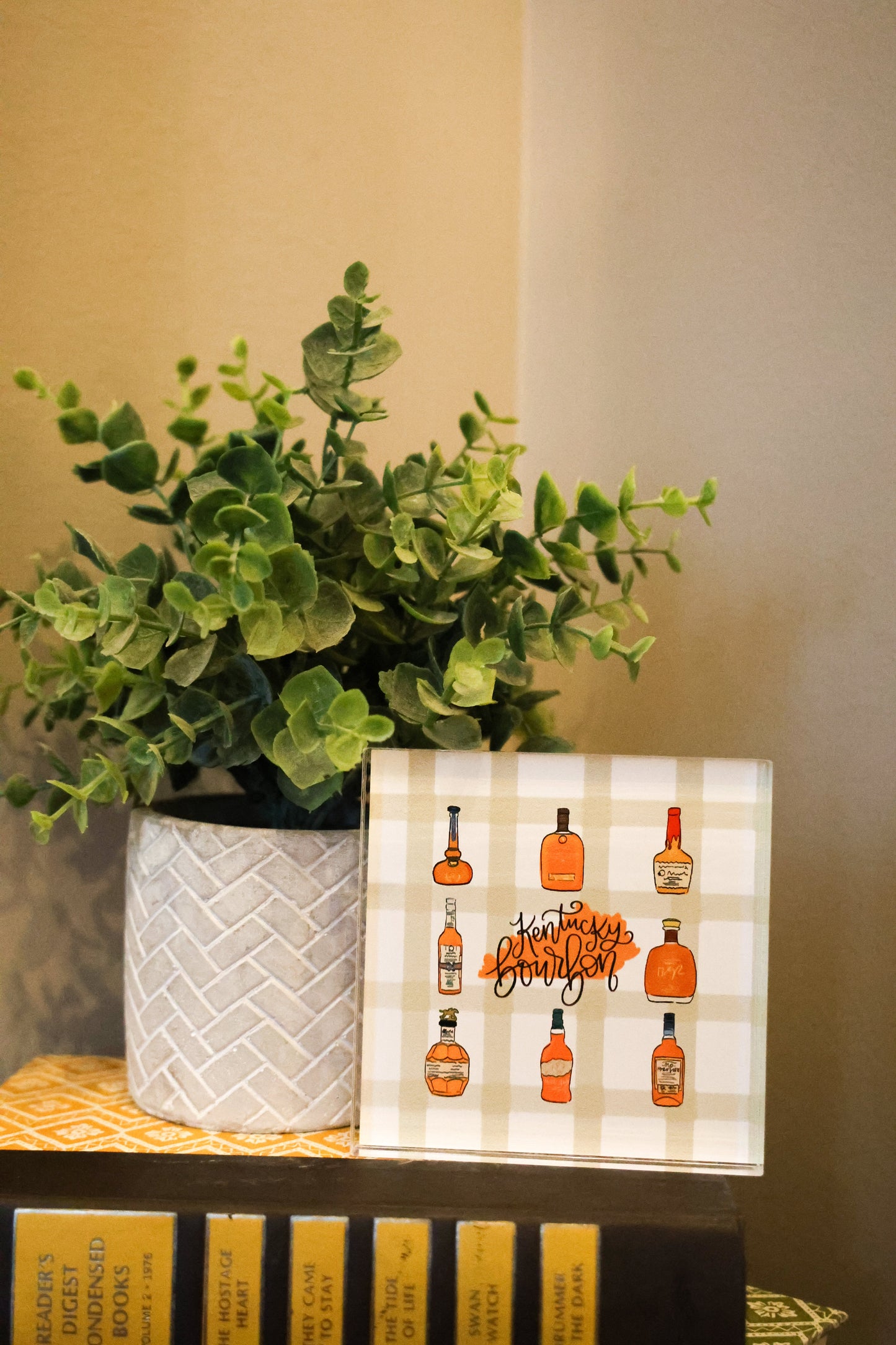 Bourbon Square Acrylic Shelf Sitter