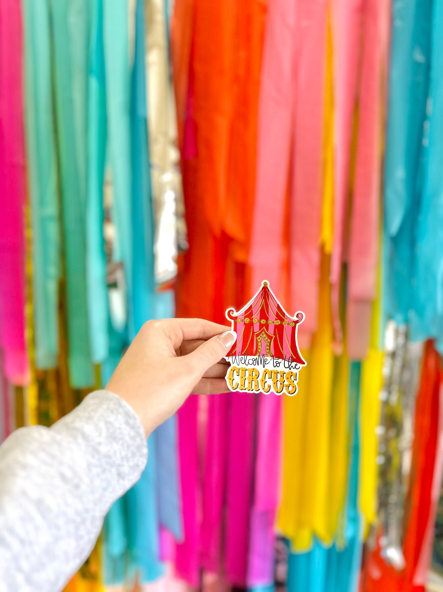 Welcome to the Circus Sticker