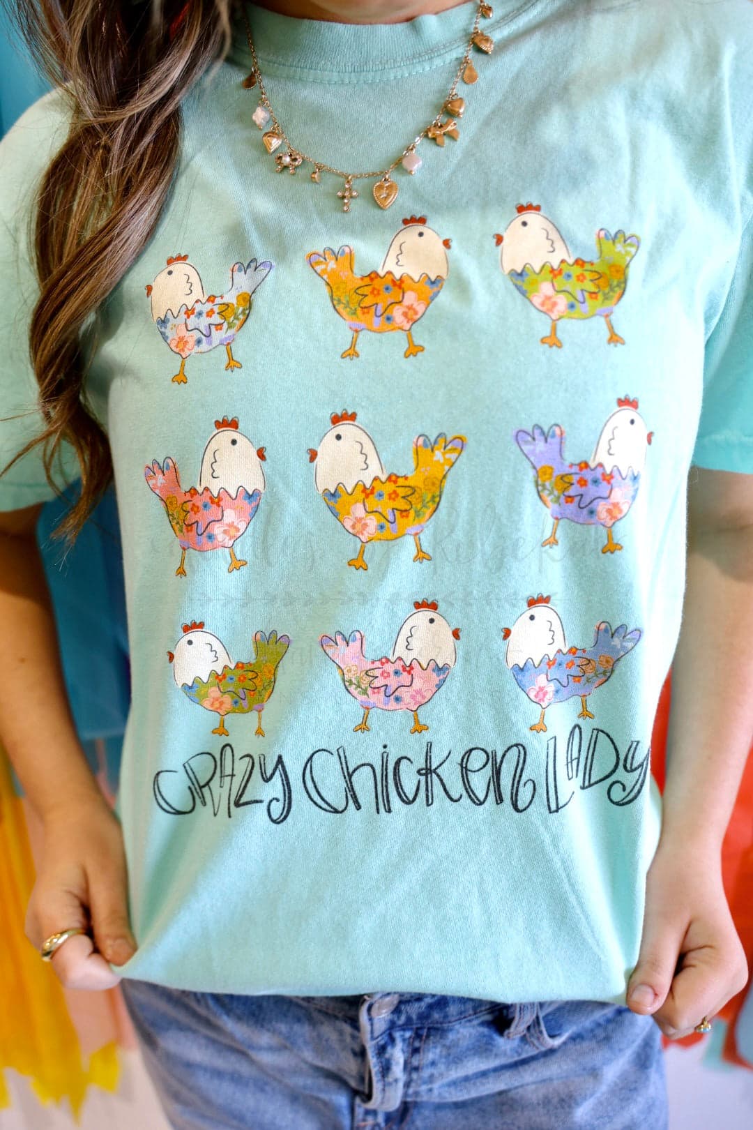 Crazy Chicken Lady Tee - Tees