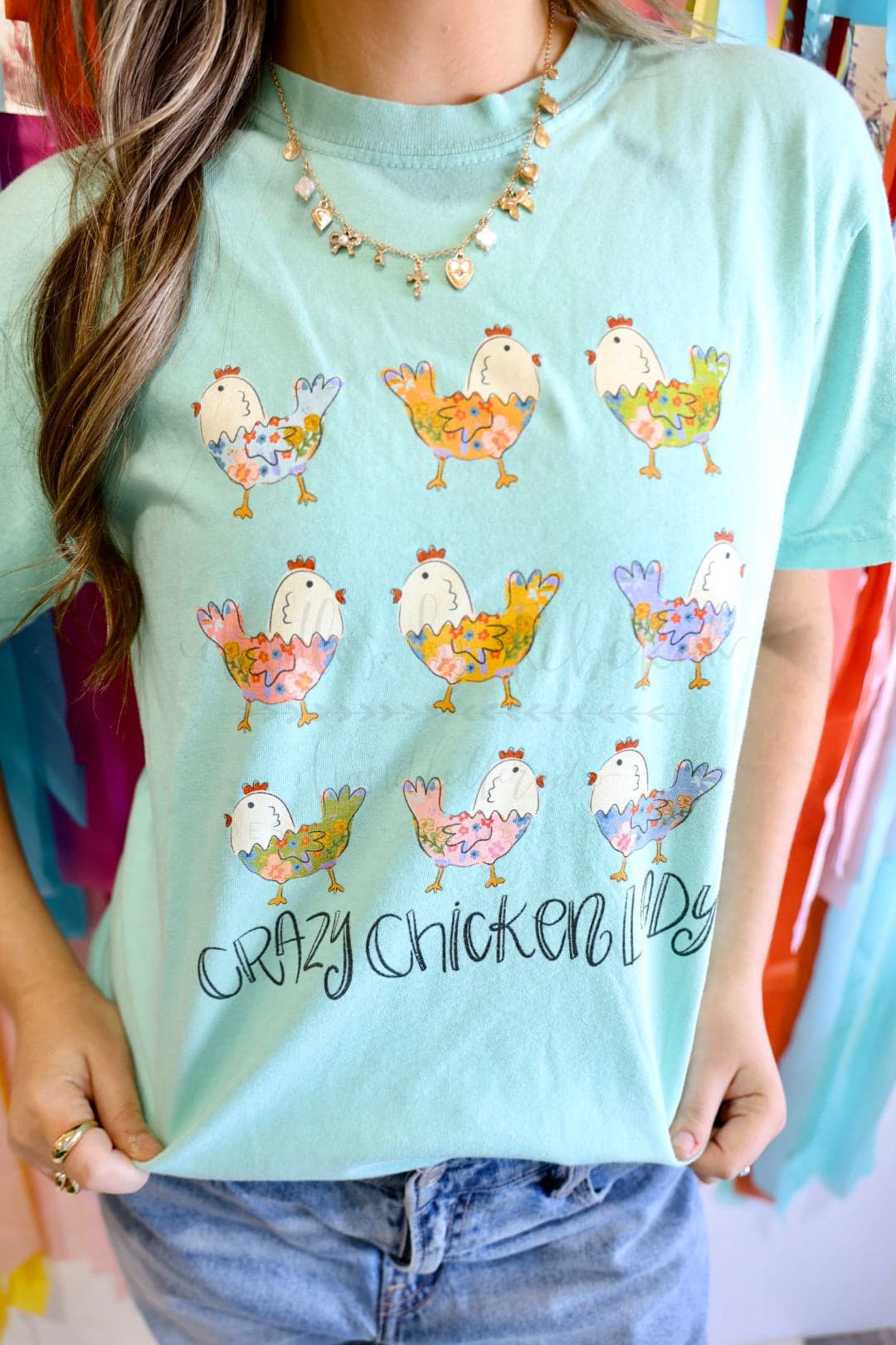 Crazy Chicken Lady Tee - Tees