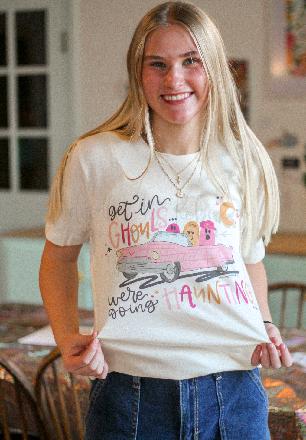 Get in Ghouls We're Going Haunting Tee & Sweatshirt