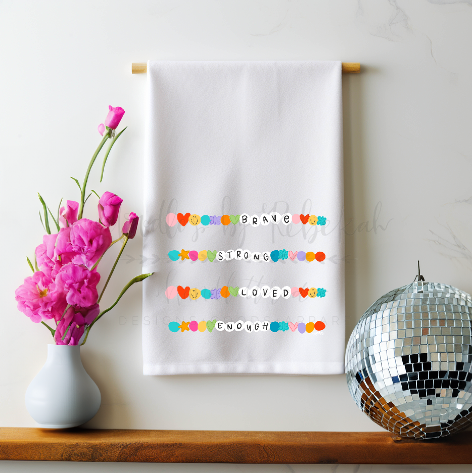 Friendship Bracelet Tea Towel