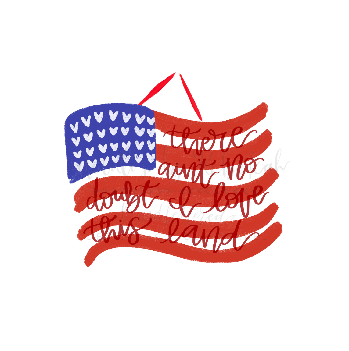 Aint No Doubt Flag Doorhanger