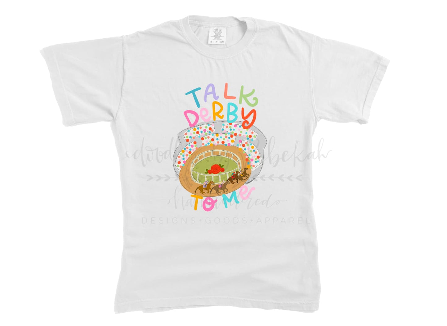Talk Derby To Me White Tee - Tees