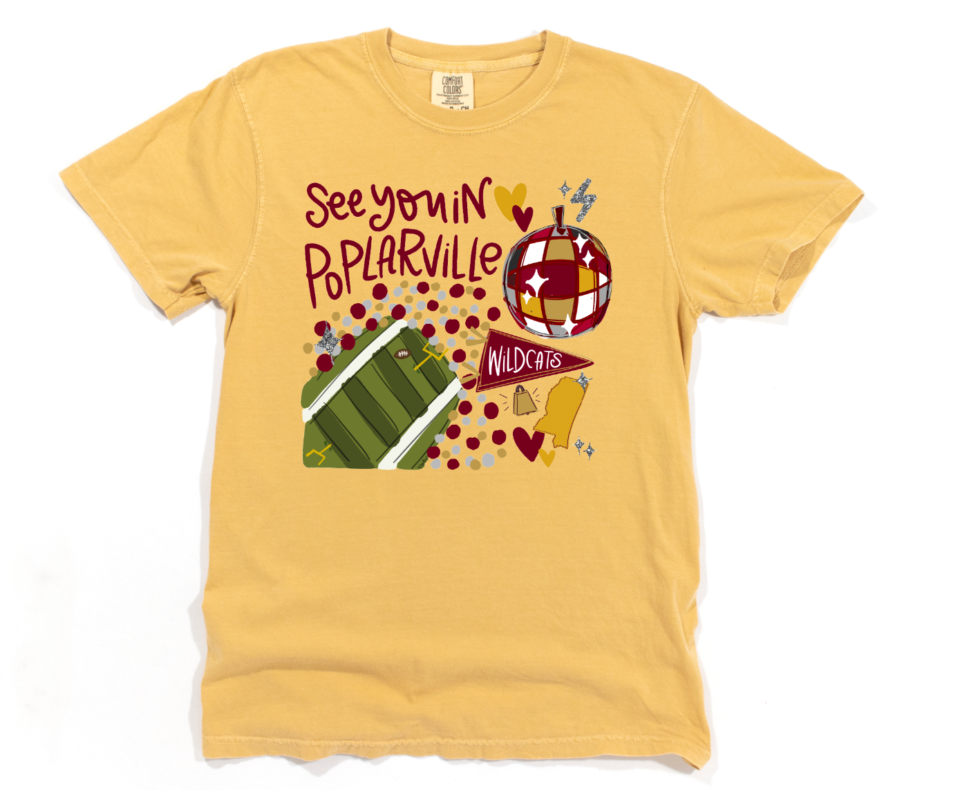 See You in Custom School Color Tee