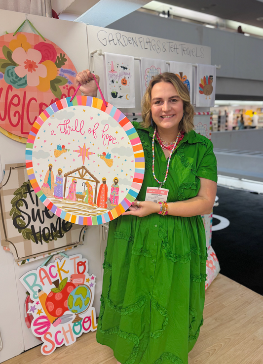 A Thrill of Hope Doorhanger