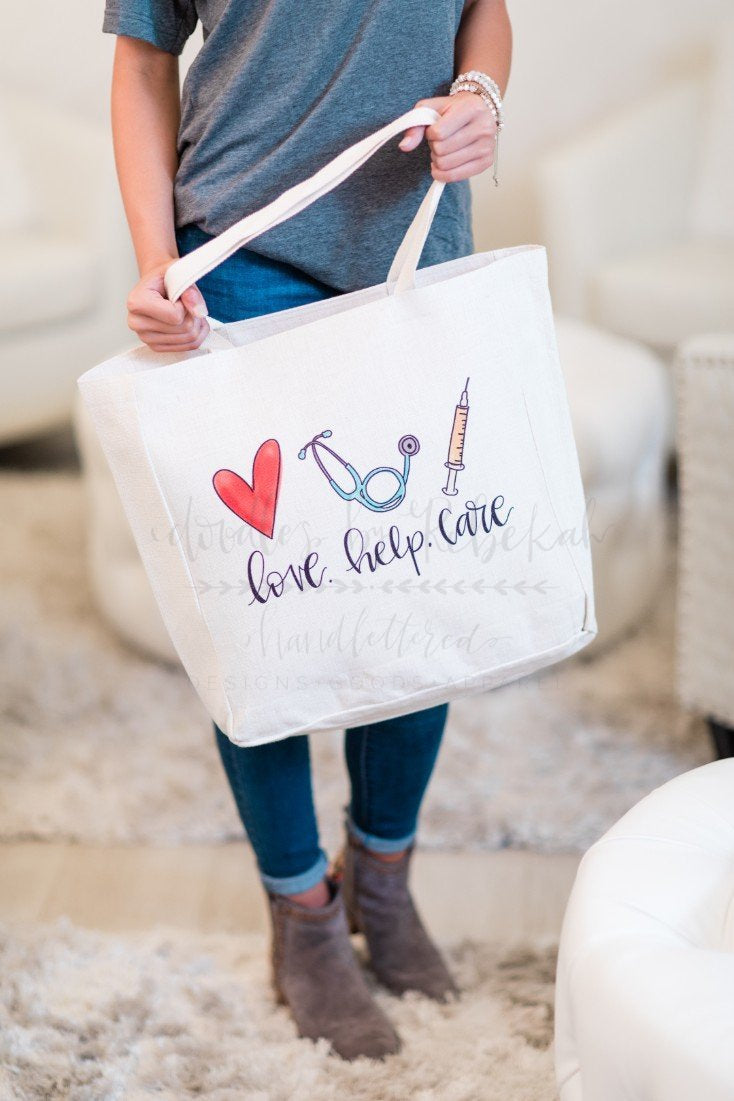 Nurse Tote - Doodles by Rebekah