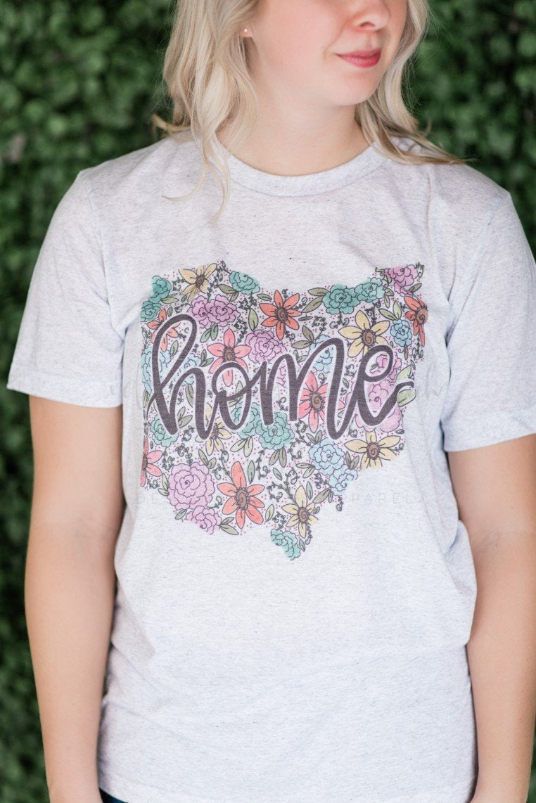 Ohio Floral Tee - Doodles by Rebekah
