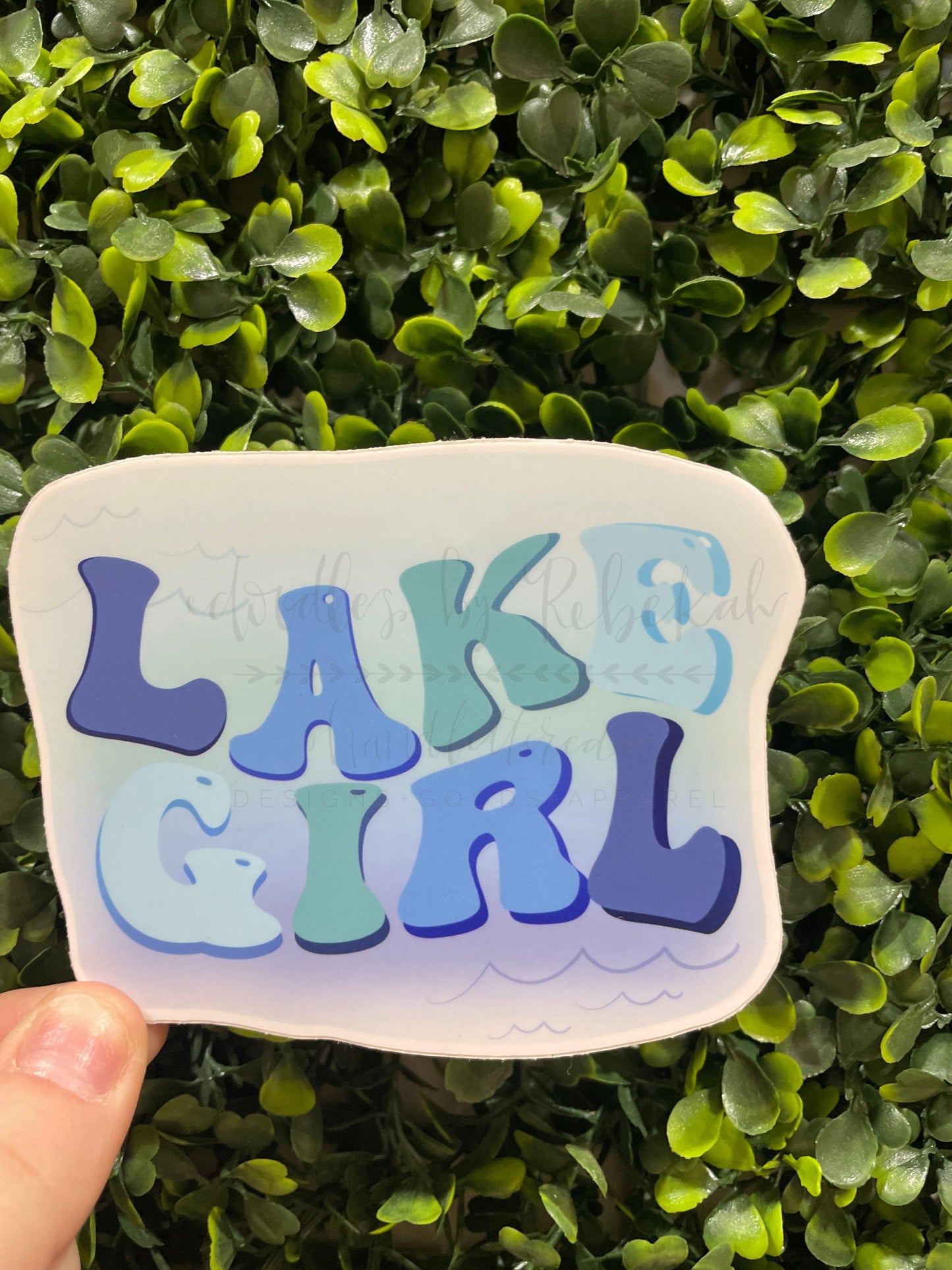 Lake Girl Sticker
