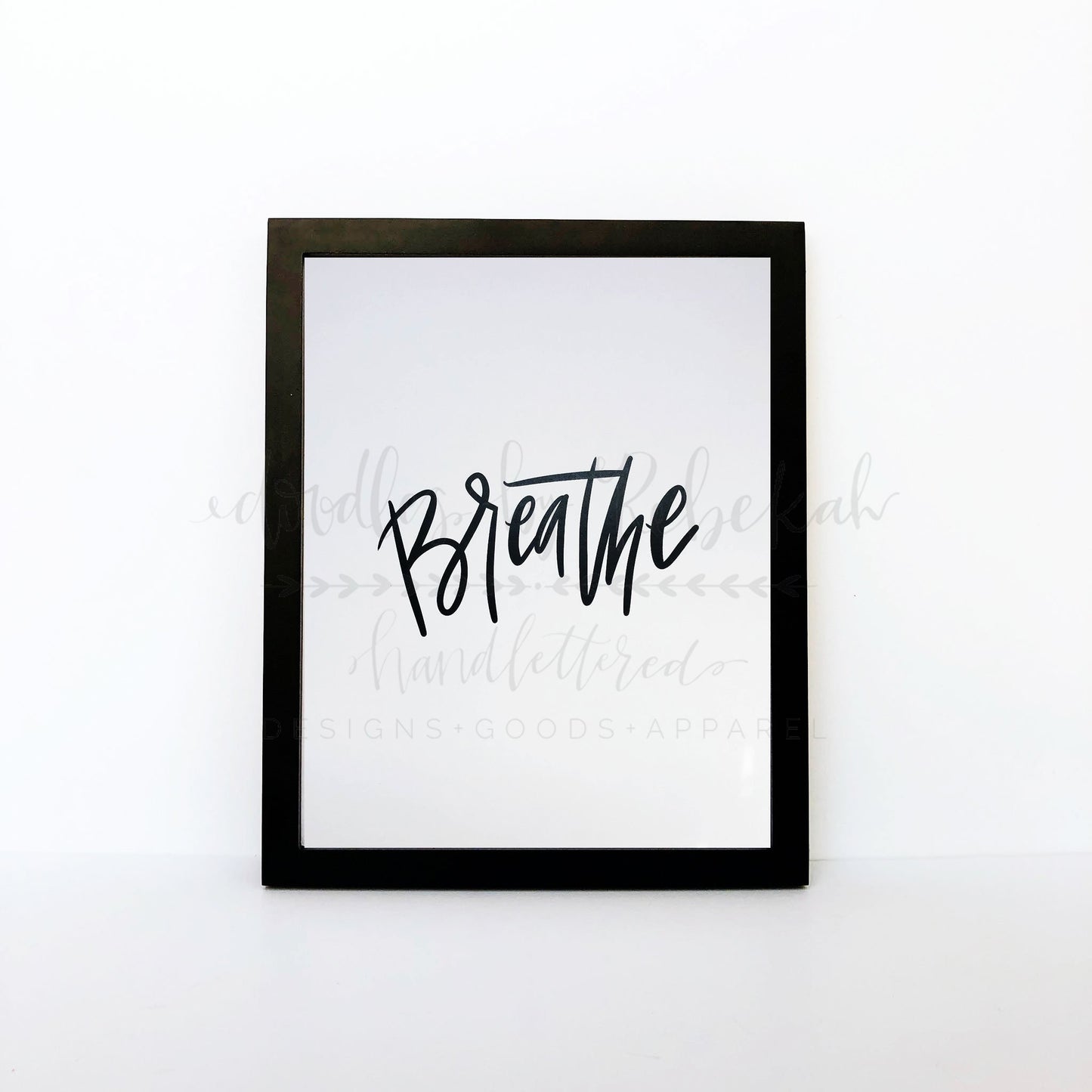 Breathe 8x10 Print - Doodles by Rebekah