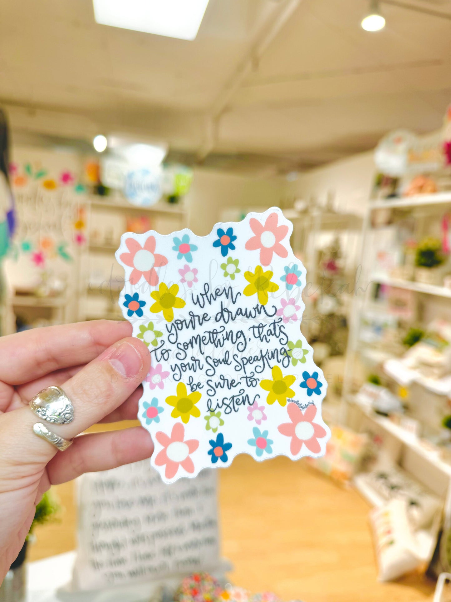 When You're Drawn to Something Sticker