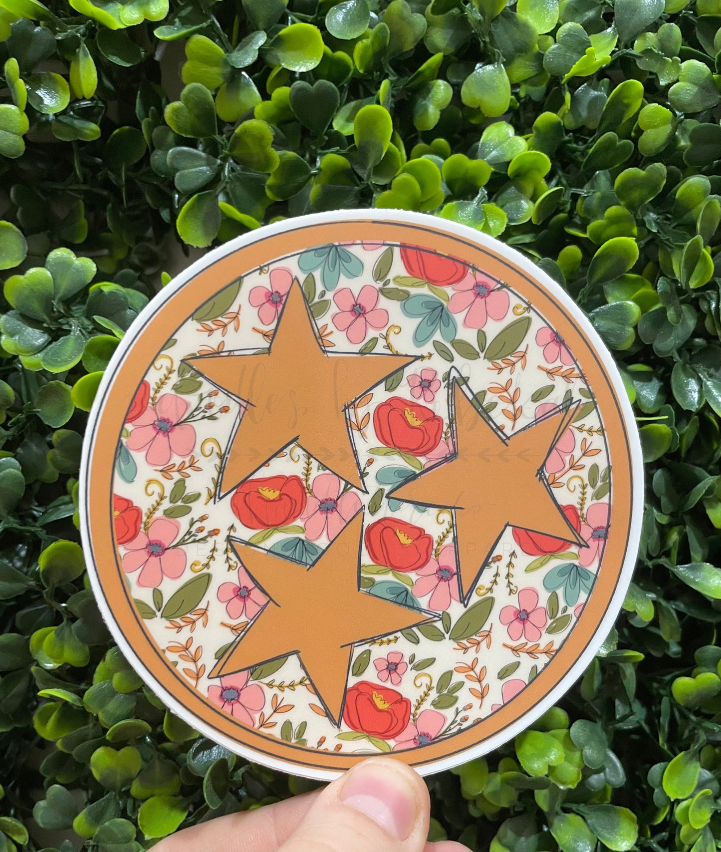 Tennessee Stars (Flowery) Sticker