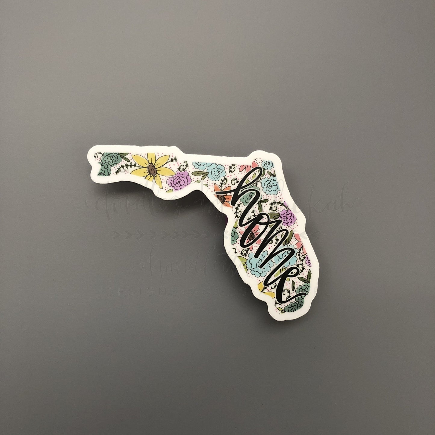 Florida Floral Home Sticker - Doodles by Rebekah
