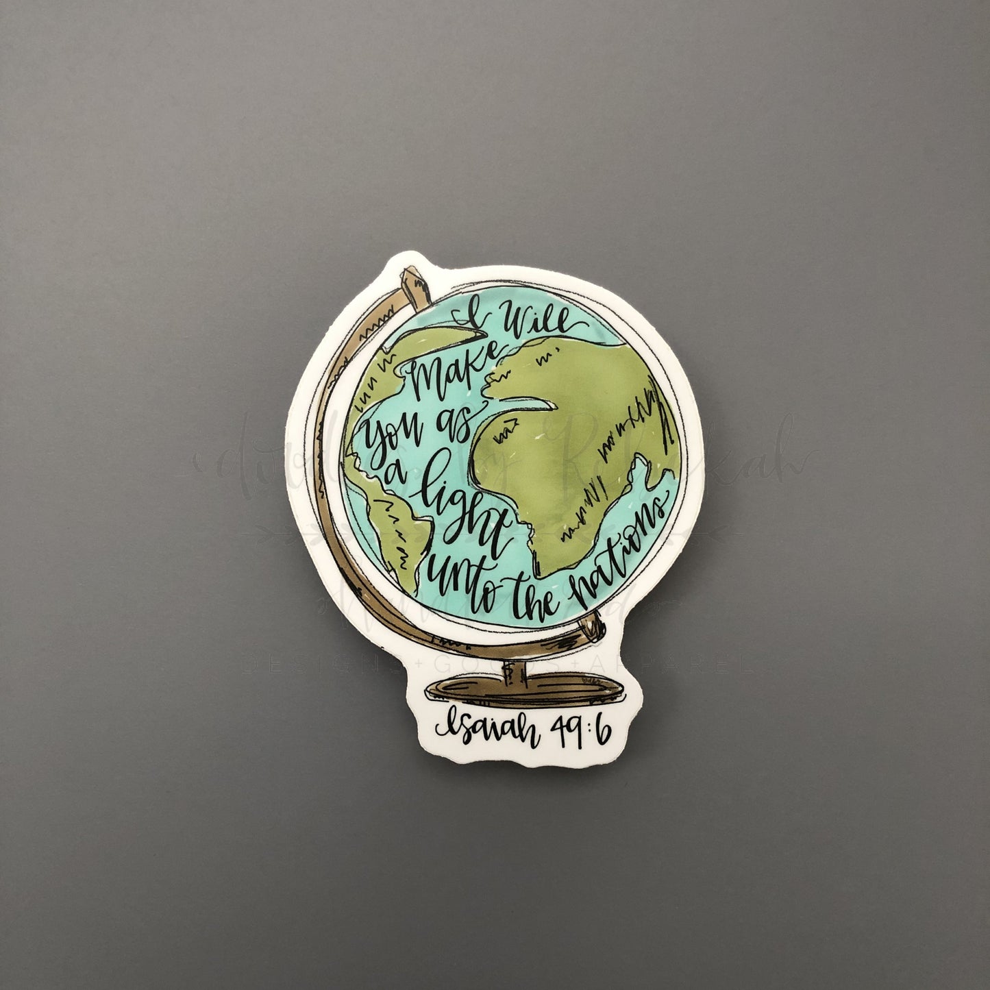 Light Unto The Nations Sticker - Doodles by Rebekah