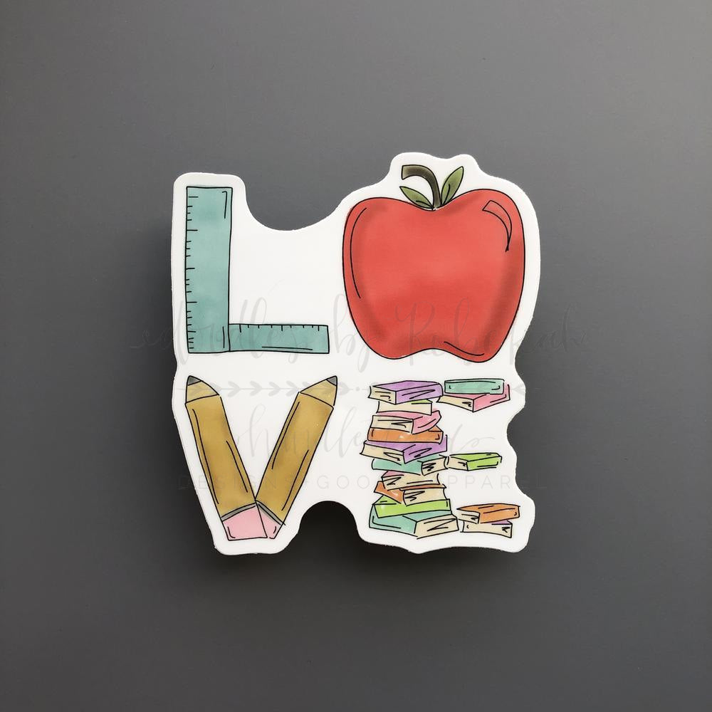 LOVE Teacher Sticker - Sticker