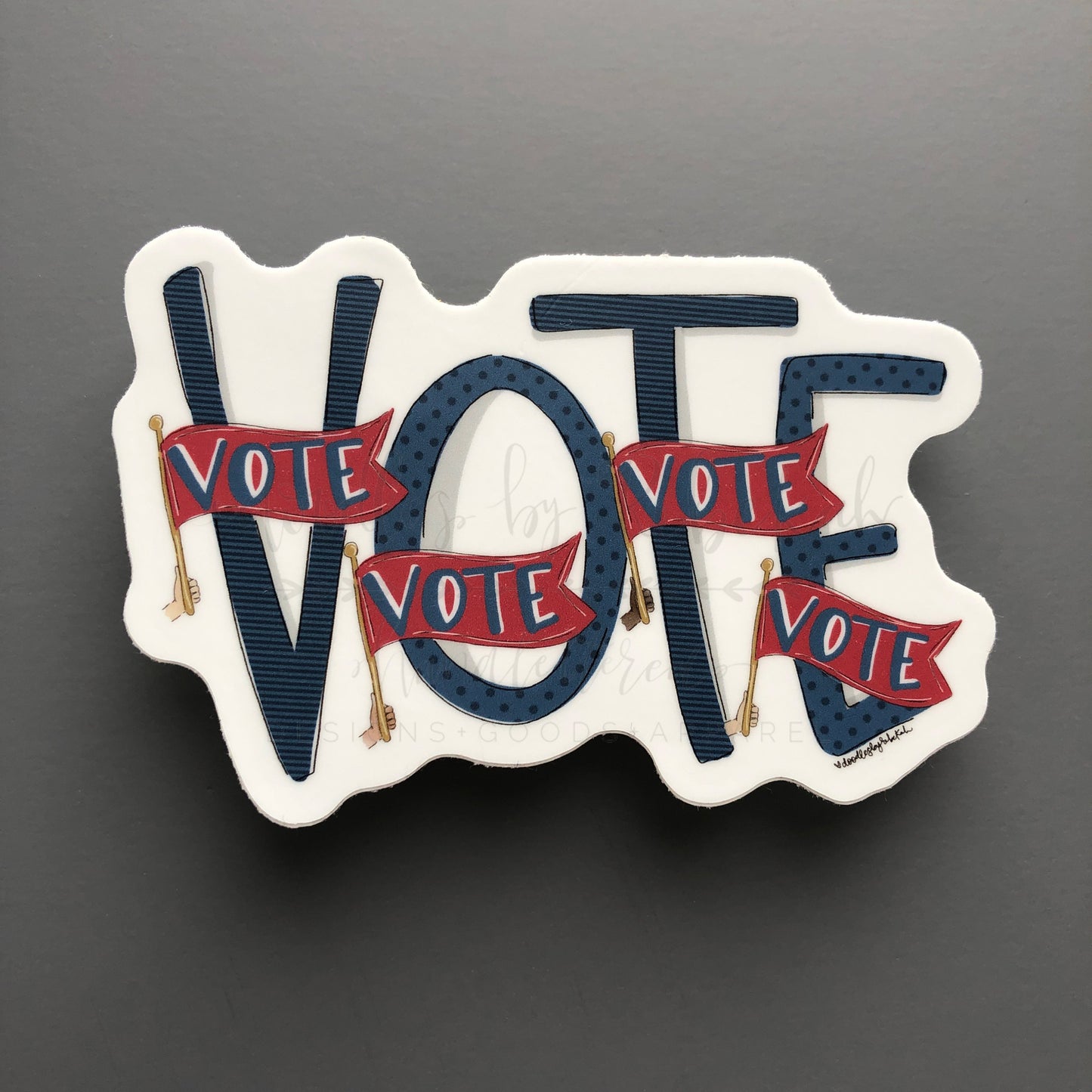 VOTE Flags Sticker