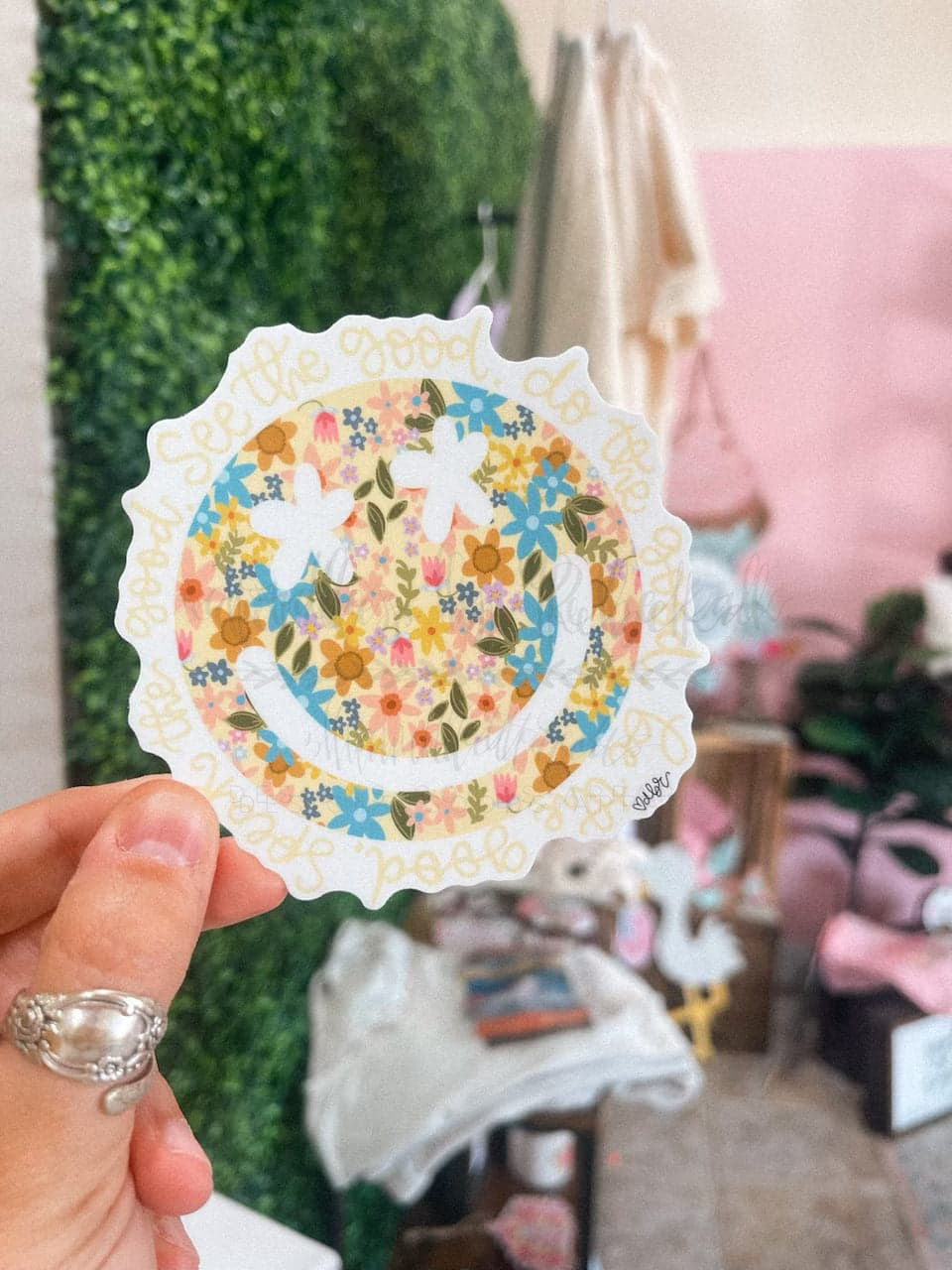 See the Good Smiley Sticker - Sticker