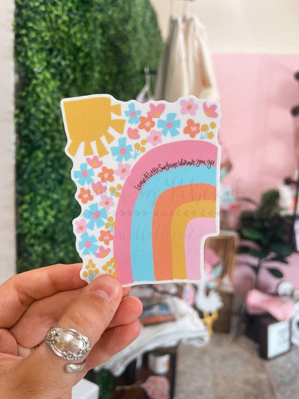 Leave a Little Sunshine Wherever Your Go Sticker