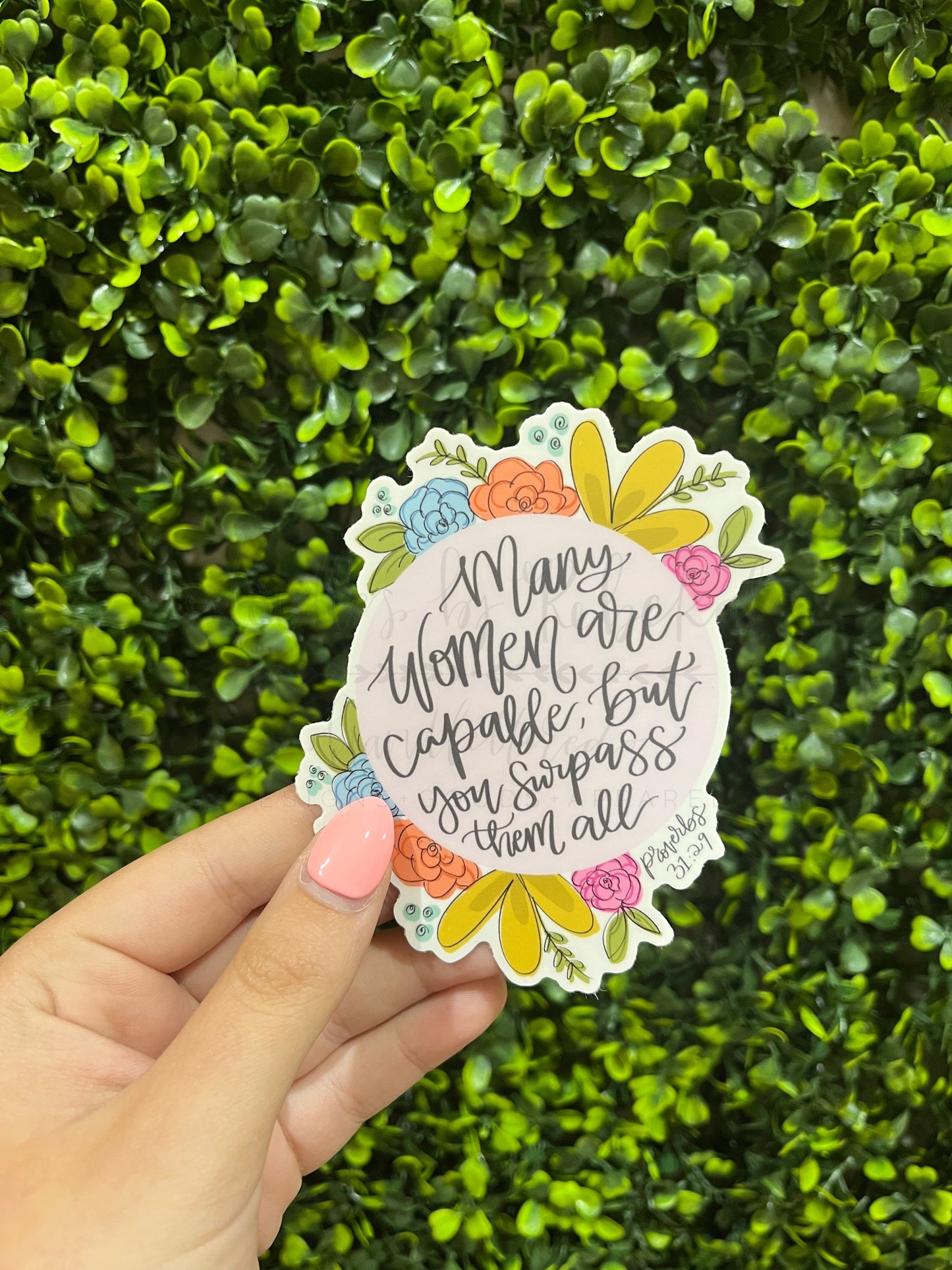 Many Women Are Capable Sticker
