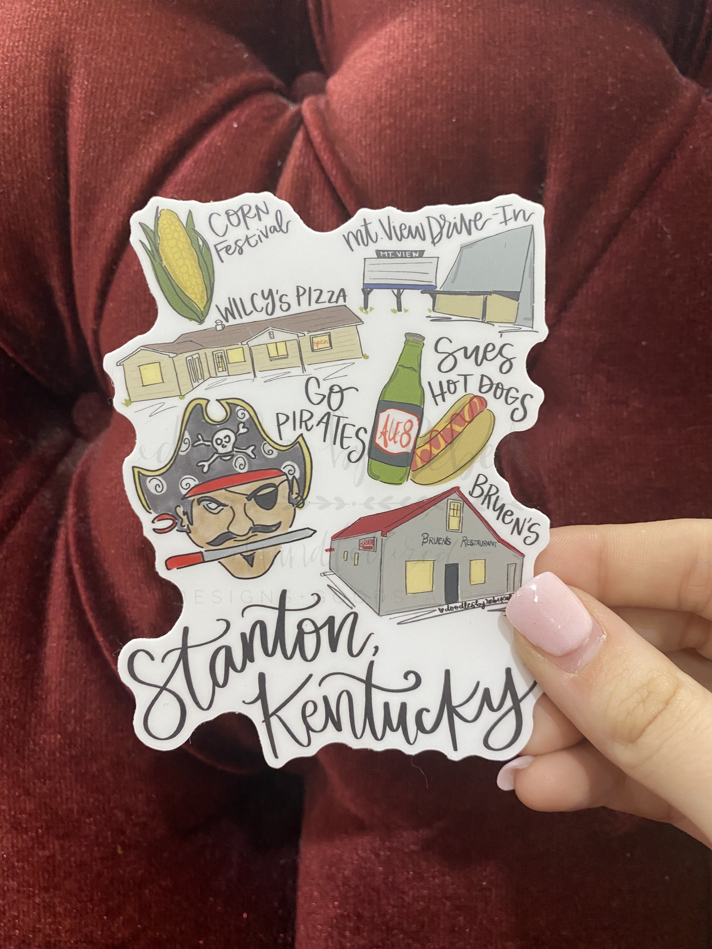 Stanton, KY Sticker