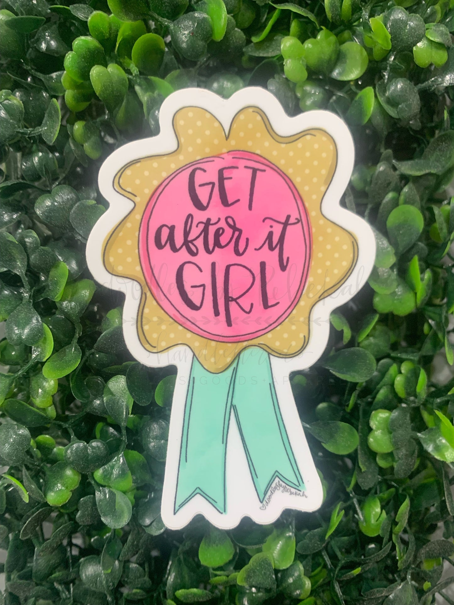 Get After It Girl Sticker