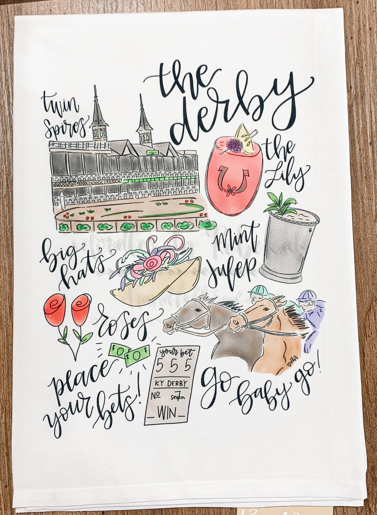 The Derby Tea Towel - Tea Towels