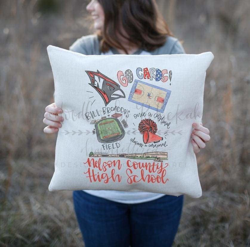 Nelson County High School Pride Pillow