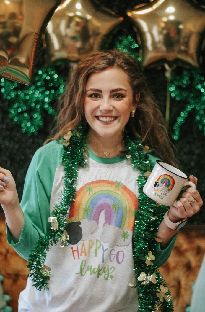 Happy Go Lucky Raglan