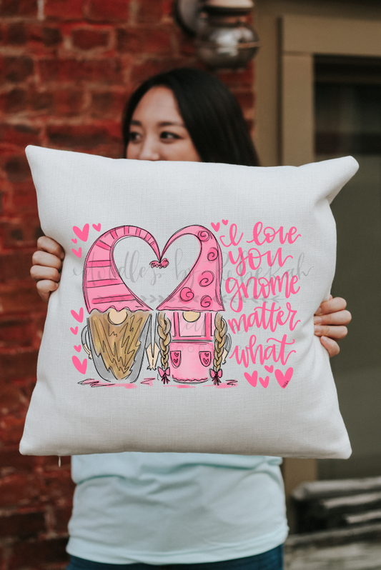 Gnome Matter What Pillow