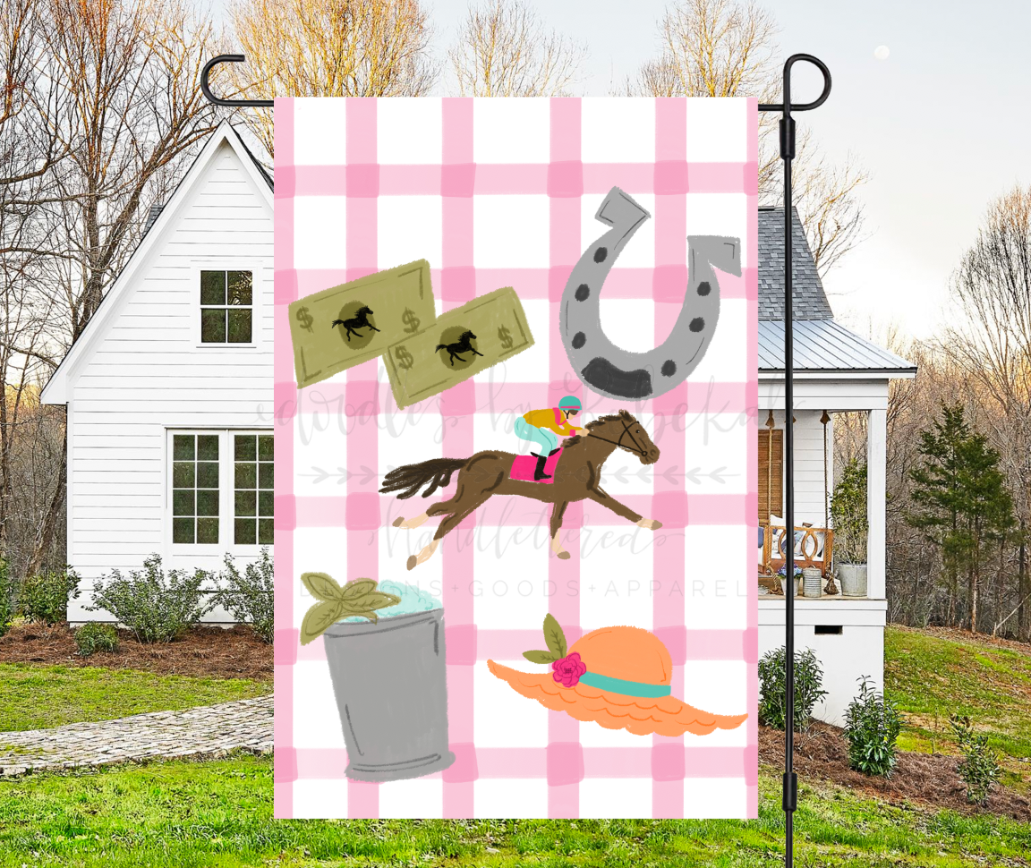 Derby Items Garden Flag