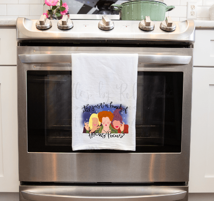 It's Just A Bunch of Hocus Pocus Tea Towel