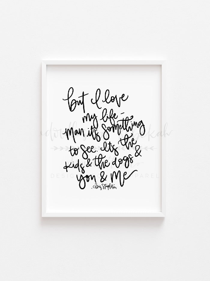 Simple Song 8x10 Print