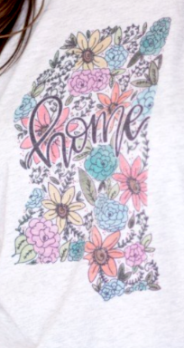 Mississippi Floral Tee - Graphic Tee