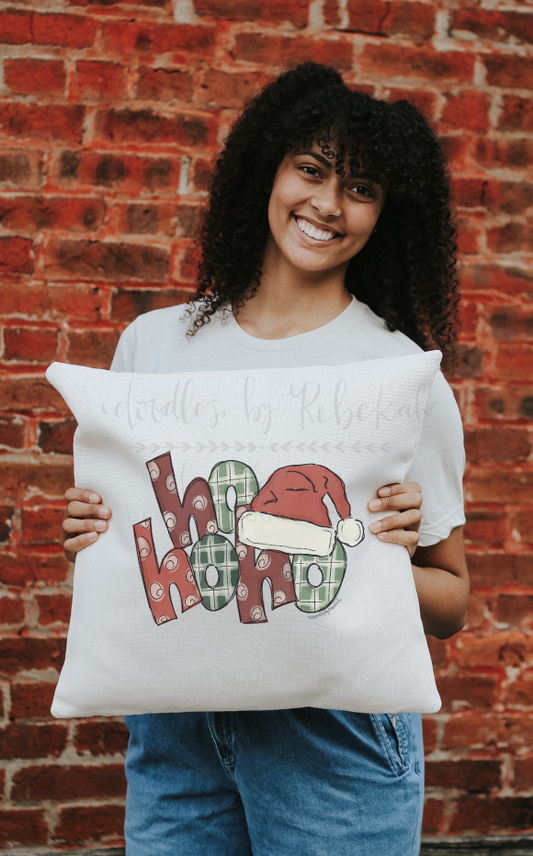Ho Ho Ho Hat Pillow