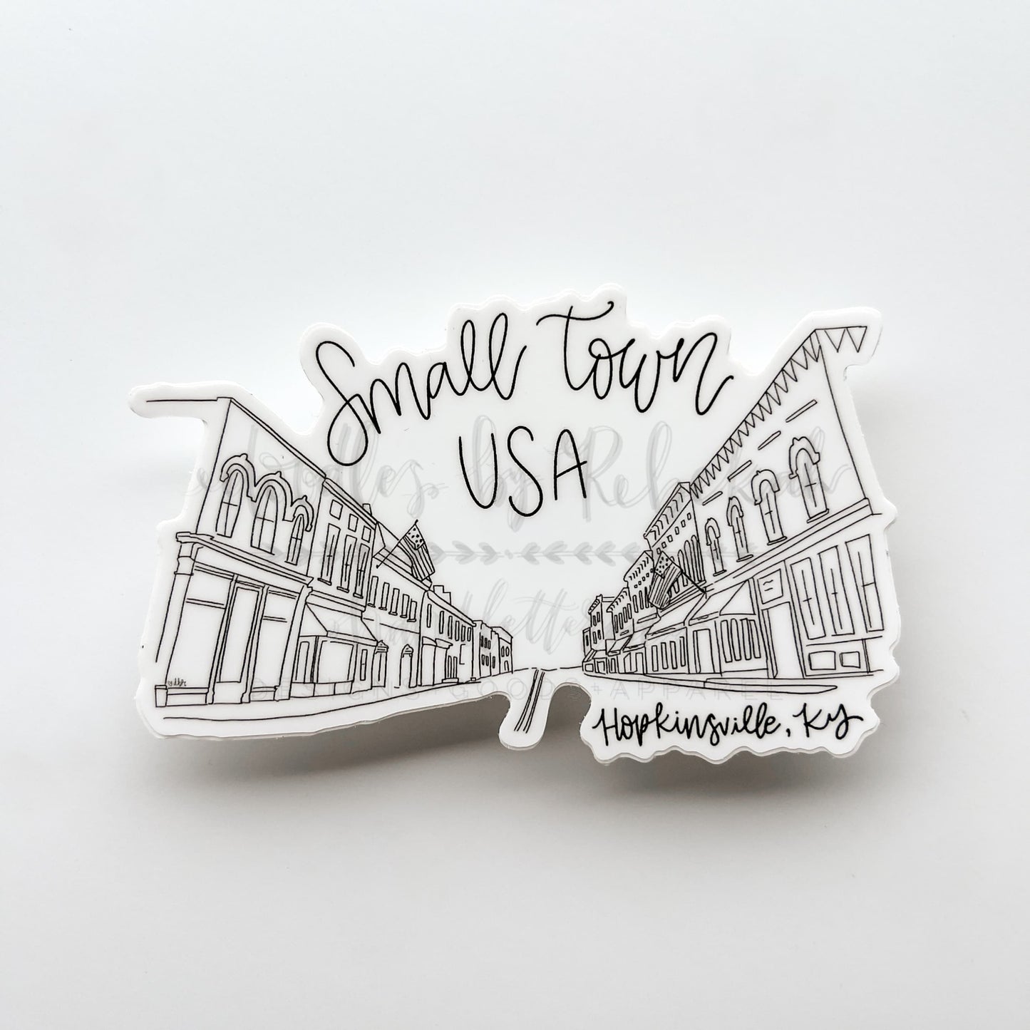 Small Town USA Hopkinsville KY Sticker - Sticker