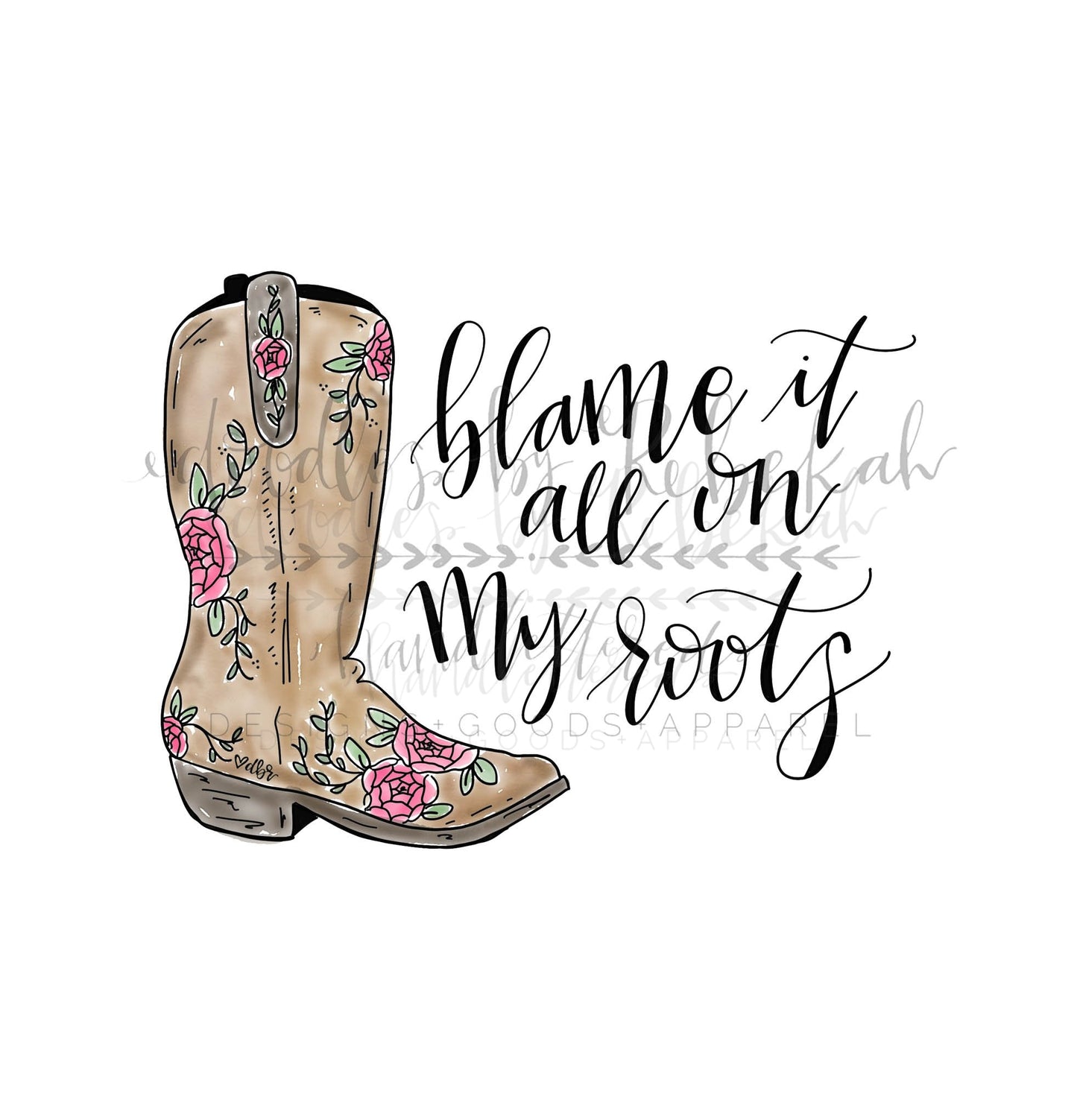 Blame It All On My Roots Tee - Graphic Tee