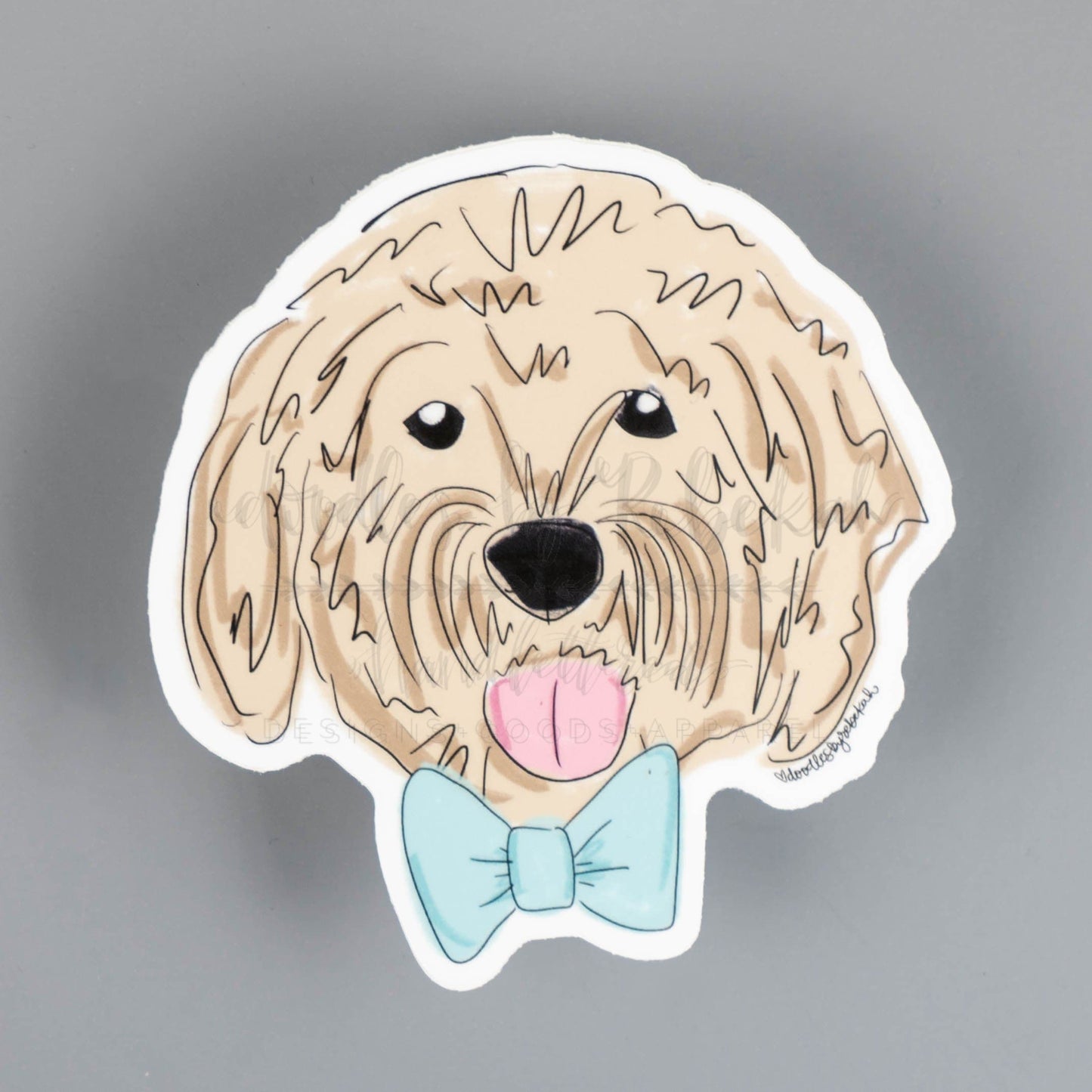 Golden Doodle Sticker - Sticker