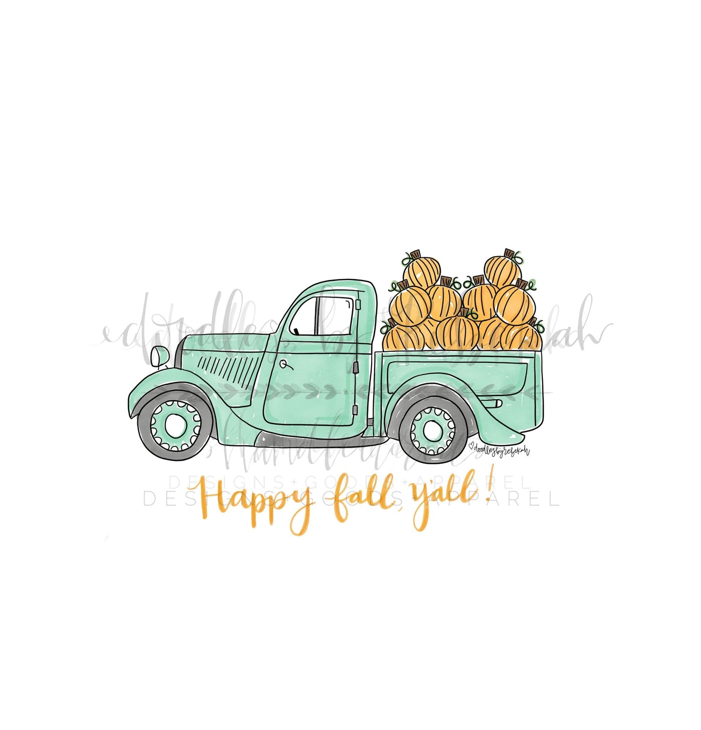 Happy Fall Yall! Pillow - Pillow