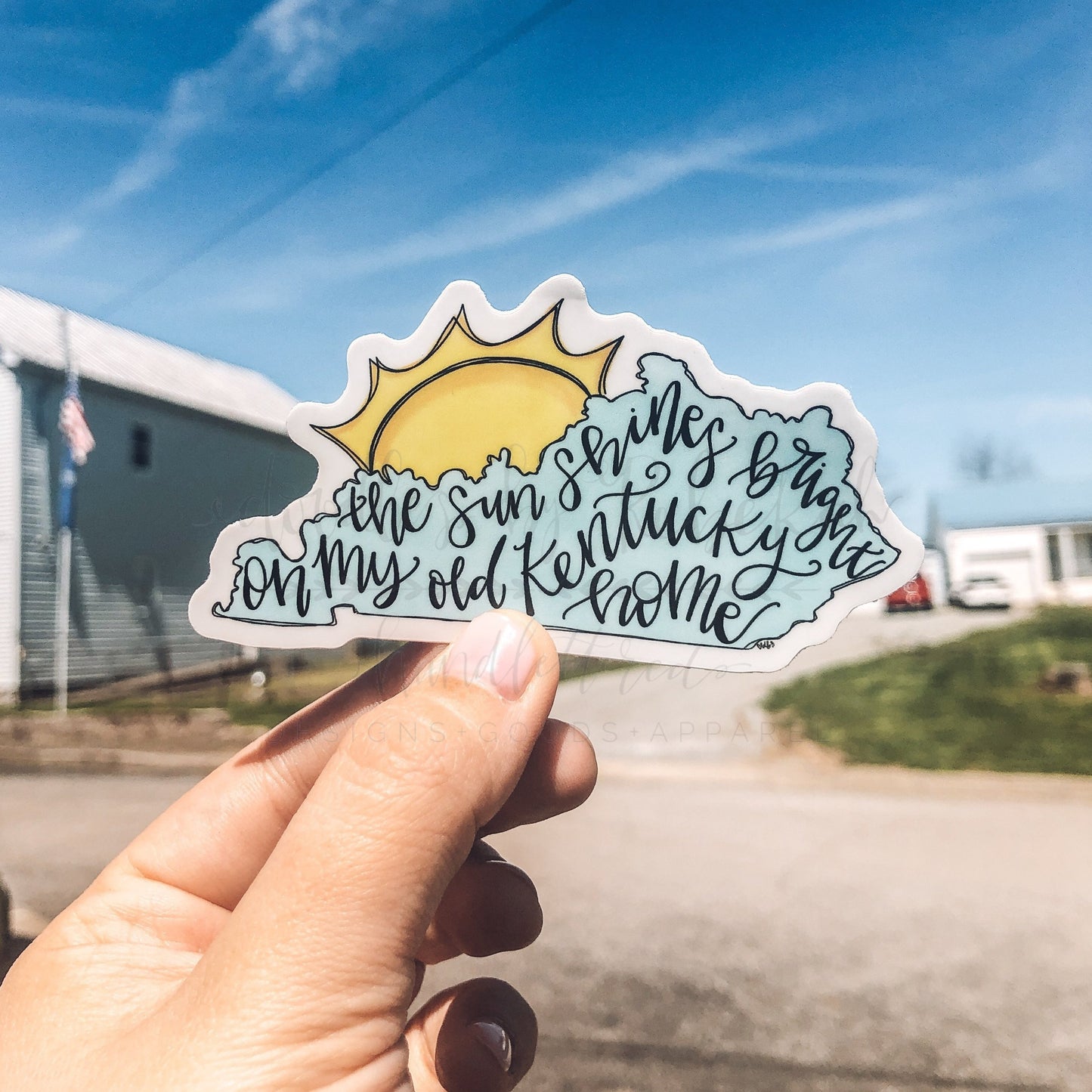 The Sun Shines Bright Sticker