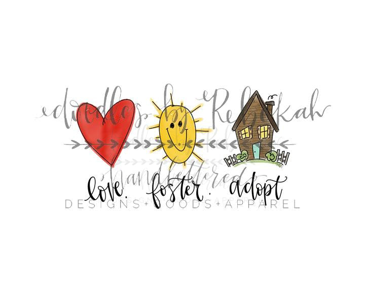 Love. Foster. Adopt (Child) Tee