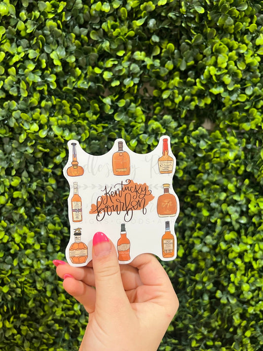 Kentucky Bourbon Square - Sticker