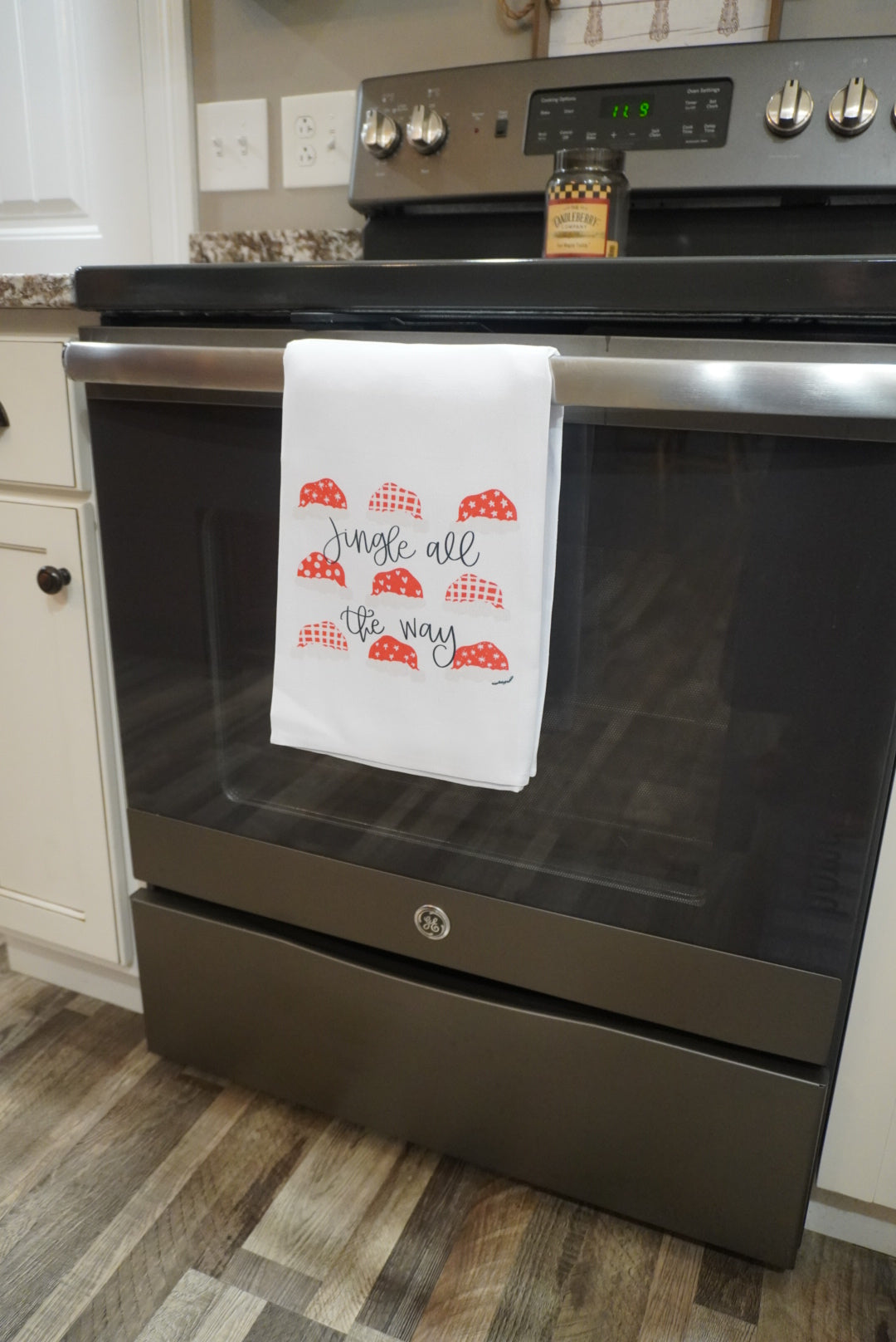 Jingle All The Way Tea Towel