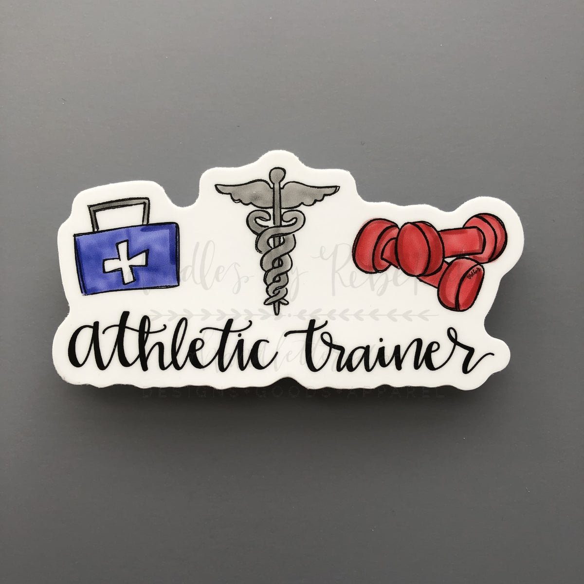 Trauner Sticker Doodles by Rebekah - Athletic Trainer Sticker – Doodles by Rebekah ...